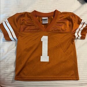Youth Orange Sports Jersey with Number